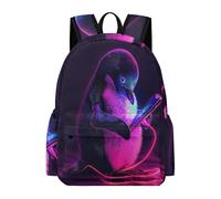 TPISLI Sac d'École Motif Pingouin Garçon CE2 Cartable Imprimé Animal Ado 10 Ans Sac Scolaire Imperméable Grand Cadeau d'Anniversaire Sorties Loisirs Randonnée Promenade