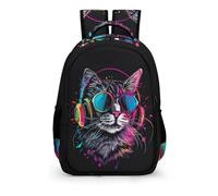 TPISLI Sac Enfant École Cartable Cute Cat Primaire Cartable Animal Kitten Fille 10 Ans 12 Ans Ce2 Primaire Sac CE1 Fille Sac Garcon Cartable CE2 Sac Garcon Personnalisé