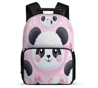 TPISLI Sac Panda pour Filles Garçons 5-10 Ans Sac à Dos Animal Panda Cours Primaire School Bag, Poches Latérales Détails en Feutre Voyage Quotidien