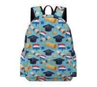 TPISLI Sac Remise de Diplôme Enfants 7-11 Ans Cartable Scolaire Drapeau Pays-Bas Garçon 10 Ans Backpack Imperméable Grand, Promenade Randonnée Promenade Sorties Loisirs