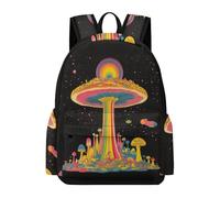 TPISLI Sac Scolaire Ciel Étoilé OVNI Garçon Fille 10-14 Ans Cartable Vaisseau Spatial CE1 CE2 Grand Format Durable pour Cours Randonnée Voyage et Usage Quotidien Rentrée Scolaire