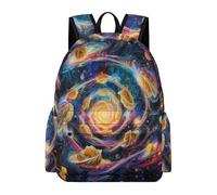 TPISLI Sac Scolaire Coloré Planètes Filles Sac à Dos Cosmos Garçons 10 Ans CM1 CM2 Cartable Grand Durable pour Rentrée Scolaire Voyage et Cours, School Bag Usage Quotidien