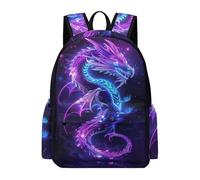 TPISLI Sac Scolaire Design Dragon Fille Garçon 9 Ans Cartable Style Chinois CE2 CM1 Sac à Dos Léger Grand Format pour École Voyage Promenade, School Bag Rentrée Scolaire et Cadeau