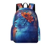 TPISLI Sac Scolaire Design Tigre Garçon Fille 13 Ans Cartable Imprimé Animal Primaire CM1 CM2 Léger Durable À la Mode pour École Promenade Voyage et Loisirs Usage Quotidien