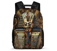 TPISLI Sac Scolaire Egyptian Pharaoh CE1 CE2 pour Garçons Filles Cartable Pharaoh Of Egypt 7-12 Ans School Bag, Dos Rembourré Détails en Feutre Cadeau Anniversaire