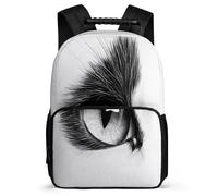 TPISLI Sac Scolaire Eye Abstract Motif pour Garçon Fille 7-12 Ans Sac d'École Art Thème École Primaire Backpack, Léger Durable Dos Rembourré Rentrée Scolaire