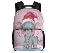 TPISLI Sac Scolaire Mignon Éléphant Design pour Filles Garçons 7-11 Ans Sac d'École Animal École Primaire School Bag, Détails en Feutre Léger Durable Cadeau Anniversaire