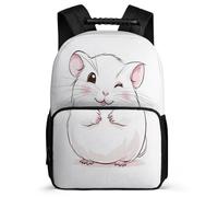 TPISLI Sac Scolaire Mignon Guinea Cochon Enfants 6-11 Ans Sac à Dos Dutch Cochon pour Garçons Filles CE2 CM1 Backpack, Détails en Feutre Poches Latérales Loisirs Sorties