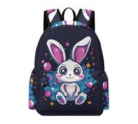 TPISLI Sac Scolaire Motif Animal Lapin Garçon Fille 13 Ans Cartable Lapin Primaire CM1 CM2 Léger Durable À la Mode pour École Promenade Voyage et Loisirs Usage Quotidien