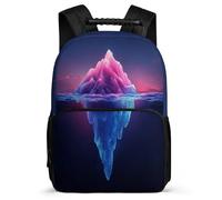 TPISLI Sac Scolaire Motif Beau Iceberg Cours Primaire pour Filles Garçons, Cartable Sac à Dos Enfants, Daypack, Léger Durable, Poches Latérales, Voyage Quotidien
