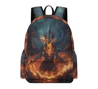 TPISLI Sac Scolaire Motif Maléfique Dragon Garçon Fille 7-10 Ans Cartable Dragon CP CE1 Durable Imperméable pour Rentrée Cours Voyage Randonnée Usage Quotidien Rentrée Scolaire