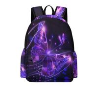 TPISLI Sac Scolaire Papillon Garçon Fille 13 Ans Cartable Imprimé Coloré 3D Primaire CM1 CM2 Léger Durable À la Mode pour École Promenade Voyage et Loisirs Usage Quotidien