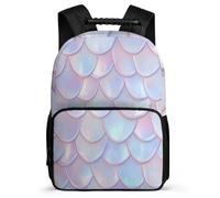 TPISLI Sac Scolaire Poisson Thème Cours Primaire pour Fille Garçon Cartable Rose 8-12 Ans School Bag, Léger Durable Poches Latérales Rentrée Scolaire
