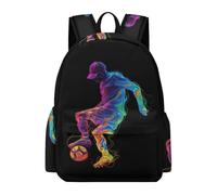 TPISLI Sacs À Dos Pour Enfants, Football Imprimé Sac À Dos Football Thème Rucksack Enfants Soccer Ball Sac À Dos Sac Étudiant Cartable Pour Primaire Ou Adolescents