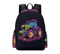 TPISLI Sacs À Dos Pour Enfants, Tracteur Imprimé Sac À Dos Tracteur Thème Rucksack Enfants Motif Voiture Sac À Dos Sac Étudiant Cartable Pour Primaire Ou Adolescents