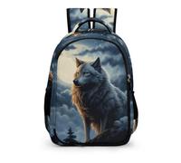 TPISLI Sacs À Dos Pour Fille, Mignon Animal Loup Cartable Enfants Maternelle, Loup Sac À Dos De Voyage Cadeaux Pour Fille