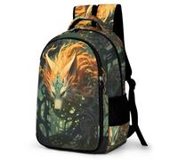 TPISLI Sacs À Dos Pour L'école,CArtable Enfant Renard à Neuf Queues, Sac Animaux D'école De Loisirs Sac Quotidienne De Loisirs D'école Cadeaux D'anniversaire Pour Enfants