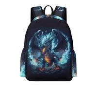 TPISLI Voituretable Fille Maléfique Dragon Illustration Primaire CM1, Grande Capacité Sac A Dos Dragon École College Garçon 7 À 12 Ans, Voituretable Scolaire Décontracté Pour Adolescentes