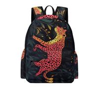 TPISLI Voituretable Fille Primaire CP Au CM2 - Sac Guépard D'école Pour Enfant Et Léger Sac À Dos Léopard Animal Kawaii Rentrée/Noël Pour Garçon 8-13 Ans