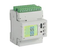TPKMVGAP Compteur d'énergie triphasé 4 Fils ADW210-D16-4S avec transformateurs de Courant externes, Affichage numérique