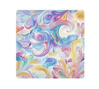 tplaotee Art abstrait Feuilles colorées Trousse de voyage portable en tissu Organiseur de maquillage de voyage Enveloppe d'objectif d'appareil photo Organiseur cosmétique pour voyage Taille 55,1 x