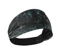 tplaotee Bandeau athlétique gothique pour femme avec croix et lune - Bandeau élastique antidérapant pour un usage quotidien - Cyclisme - Lavage du visage - Tennis