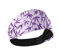 tplaotee Bandeau élastique antidérapant violet pour cyclisme, usage quotidien, volley-ball, football