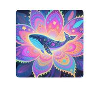 tplaotee Bohème Mandala Fleurs Baleine Auto-adhésif Maquillage Étui de Voyage Tissu Organisateur de Maquillage Wrap Appareil Photo Objectif Tissu Emballage Cosmétique Organisateurs pour Voyage Taille