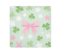 tplaotee Green Clover Sac de voyage en tissu avec autocollant magique pour femme 55,1 x 55,1 cm