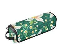 tplaotee Organiseur 2 en 1 pour outils de cheveux avec coussinet résistant à la chaleur, organiseur de grande capacité pour fer à lisser, fer à friser, sèche-cheveux, lys de Pâques Happy