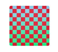 tplaotee Pochettes de maquillage autocollantes à carreaux rouges et verts, motif buffalo à carreaux, organiseurs de maquillage pour appareil photo, objectifs, organiseurs de voyage pour voyage, 55,1 x