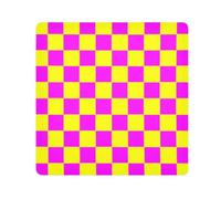 tplaotee Pochettes de maquillage en tissu à carreaux de buffalo jaune magenta, organisateur de bijoux, emballage pour objectif d'appareil photo, maquillage pour femme, taille 55,1 x 55,1 cm