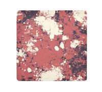 tplaotee Porte-maquillage magique abstrait rouge marron chiné en tissu organisateur de voyage enveloppant l'objectif de l'appareil photo en tissu pour l'organisation taille 55,1 x 55,1 cm