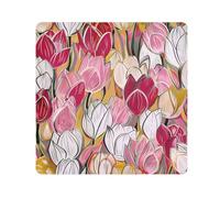 tplaotee Sac de rangement de maquillage coloré avec de belles fleurs - Organiseur de maquillage - Pour objectif d'appareil photo - Taille 55,1 x 55,1 cm