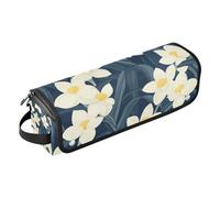 tplaotee Sac de voyage pour outils capillaires pour femme avec coussinet résistant à la chaleur, étui de transport portable pour fers plats, lisseurs, fers à friser, Narcisse bleu marine Sac de voyage