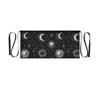 tplaotee Tabliers pour serveurs de restaurant, noir, gothique, tarot, astrologie, petite taille, 30,5 cm, tabliers de service résistants à l'eau