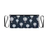 tplaotee Tabliers pour serveurs Montgolfière Théâtre Bleu marine Taille 30,5 cm Tabliers pour servir Résistant à l'eau