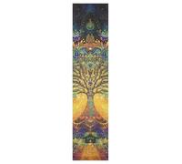 tplaotee The Tree of Life Bande antidérapante colorée pour skateboard, longboard, cruiser, skateboard, 83 x 22,9 cm