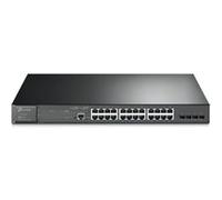 TP-Link JetStream TL-SG3428MP V6.6 - Commutateur - C2+ - Géré - 24 x 10/100/1000 (PoE+) + 4 x Gigabit SFP - Montable sur rack - PoE+ (384 W)