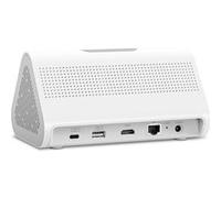 TPLINK Smart HomeBaseSPEC: 2.4/5GHz, 868 MHz, 1 × Ethernet Port, 1 x HDMI Port, 1 x Type-C Port, 1 x USB 2.0 PortFEATURE: 110 dB Adjustable Audio Alarm, Up to 64 Switches, Sensors or Buttons + 16 Came
