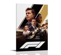TPLLPK Poster du film F1 - Impression sur toile - Décoration murale moderne pour chambre à coucher - 40 x 60 cm