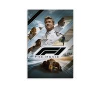 TPLLPK Poster du film F1 - Impression sur toile - Décoration murale moderne pour chambre à coucher - 40 x 60 cm