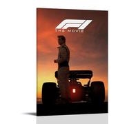 TPLLPK Poster du film F1 - Impression sur toile - Décoration murale moderne pour chambre à coucher - 60 x 90 cm