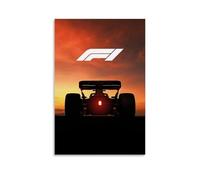 TPLLPK Poster du film F1 - Impression sur toile - Décoration murale moderne pour chambre à coucher - 60 x 90 cm