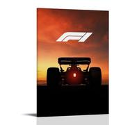 TPLLPK Poster du film F1 - Impression sur toile - Décoration murale moderne pour chambre à coucher - 60 x 90 cm