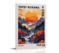 TPLLPK Yayoi Kusama Poster décoratif sur toile - Impression d'art moderne pour chambre à coucher - 60 x 90 cm