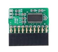 TPM 2.0 Module 20 Broches de sécurité de Plate-Forme fiduciaire Strong Encryption pour Supermicro AOM TPM 9665V TCG 2.0 Green PCB Design Vertical