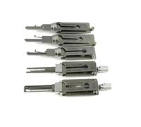 TPM Go Ensemble d'outils de crochetage de serrure professionnel 2-en-1, kit de 5 pièces modèles SS001 SS002 SS003 SS004 SS005, ouverture de plusieurs types de serrures de porte pour serrurier