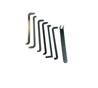 TPM Go Lock Pick Pick Tendeur de serrurier Ensemble de barre de biche avec 1 outil de tension pour voiture Kit de tige de poussée pour ouverture (7 pièces)