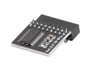 Tpm Security Module Kuuleyn Tpm2.0 Security Module 18pin for Asrock Motherboard Lpc Card for Win11 Upgrade Test Black